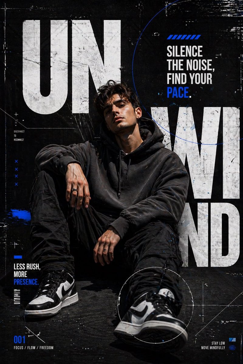 Urban Streetwear Editorial Poster