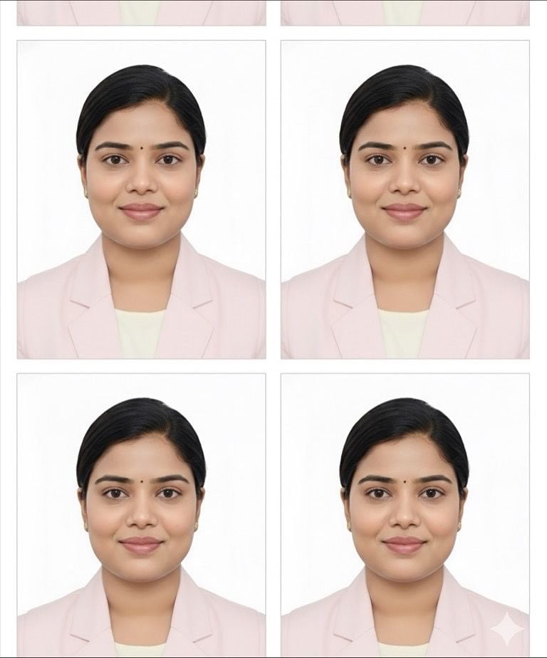 Passport Photo Grid Generation
