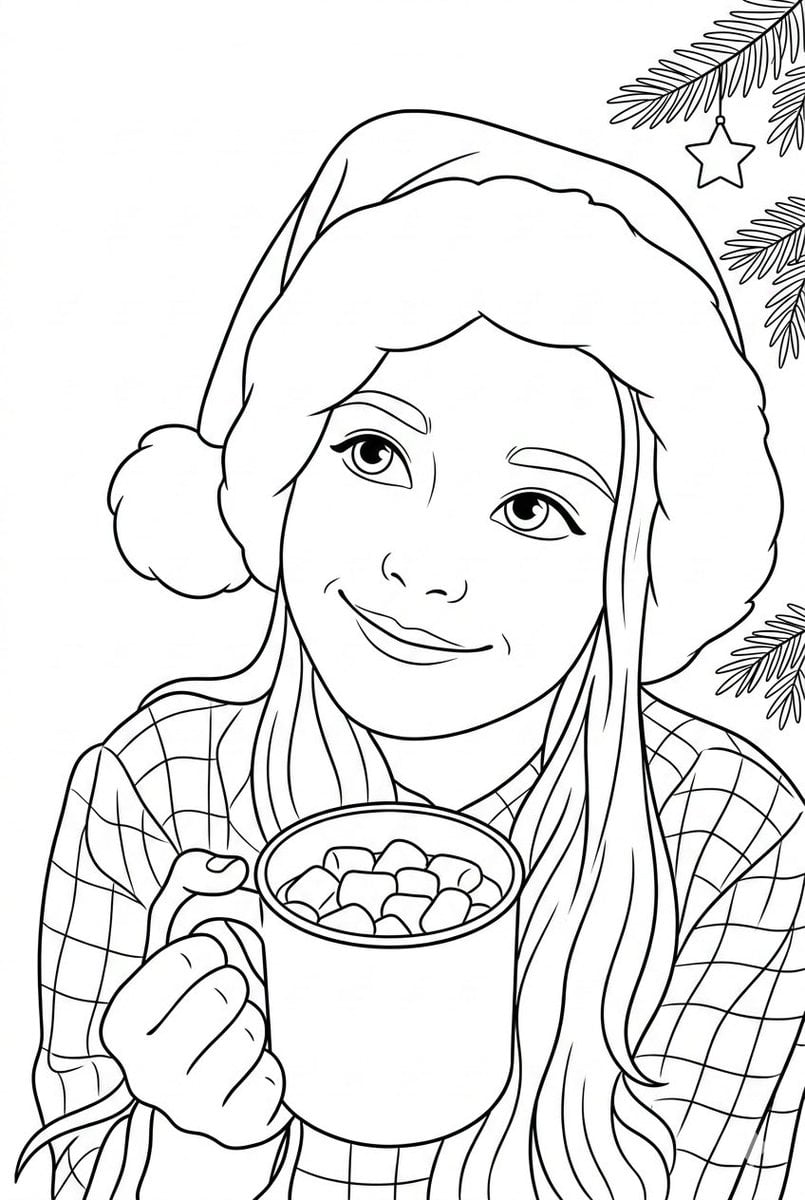 Convert Photo to Black and White Coloring Page