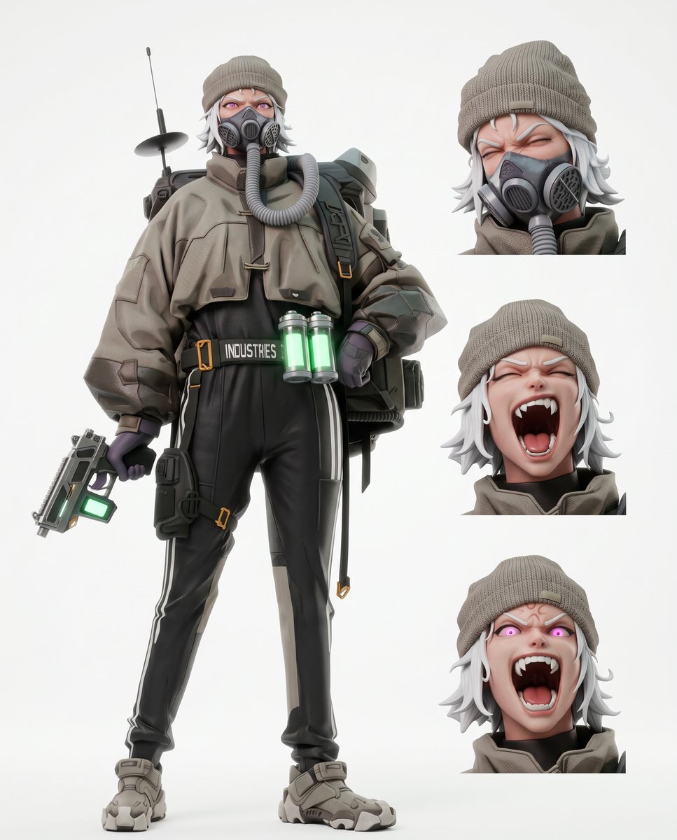 Futuristic Tactical Character Sheet