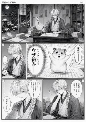 Late-Night Hamster Manga Page