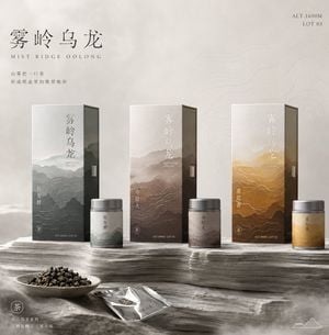 Tea Packaging Terrain Visual Concept