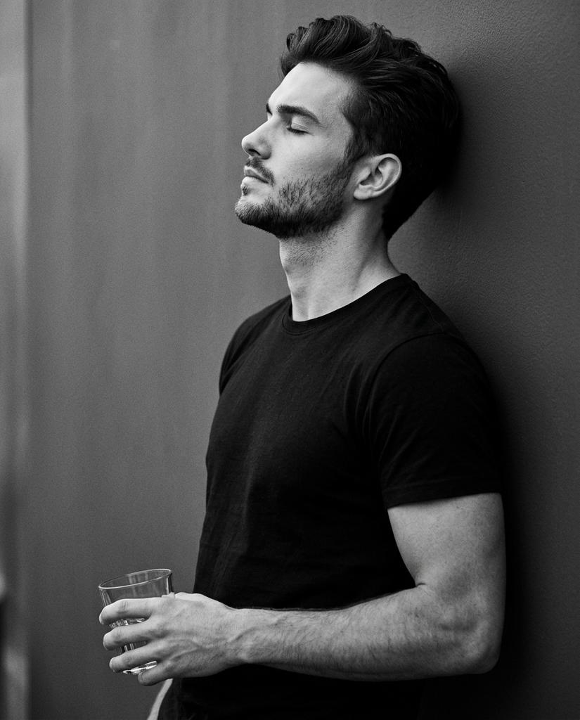Cinematic Monochrome Portrait with Face Intact