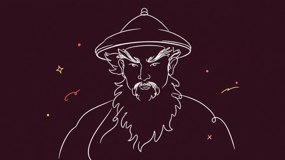 Minimalist Single Line Social Media Avatar