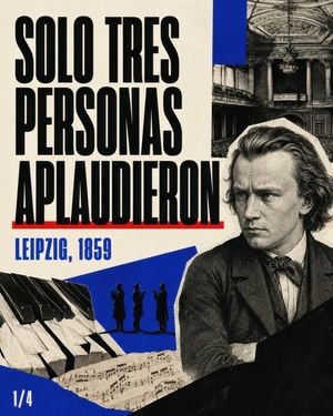 Brahms Leipzig 1859 Poster