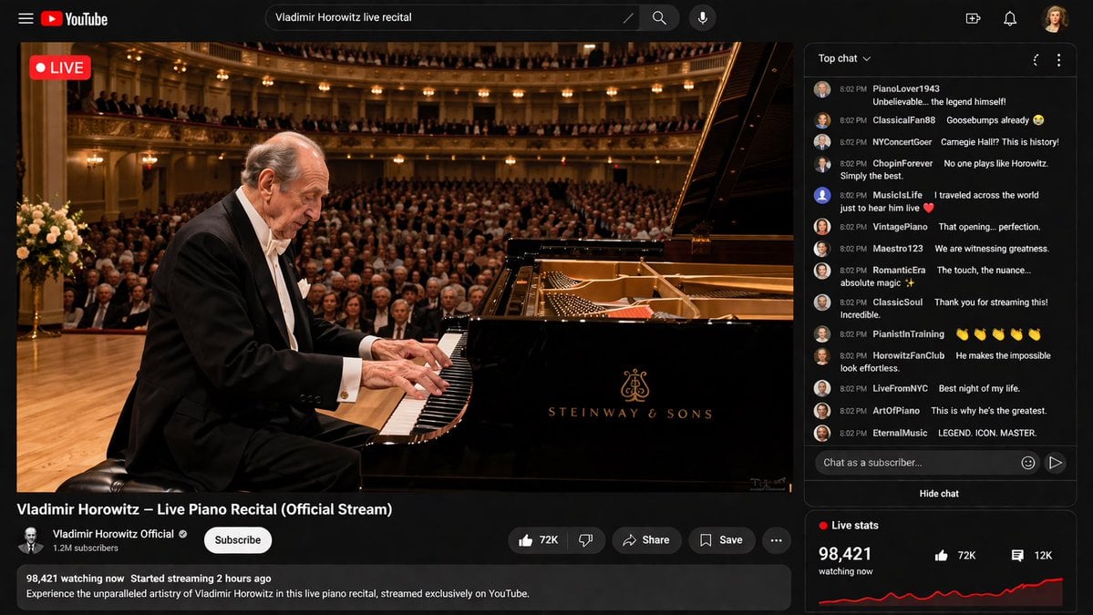 Classic Pianist Live Stream