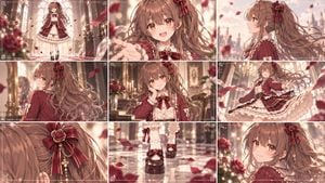 Cinematic Gothic Lolita 3x3 Anime Stills
