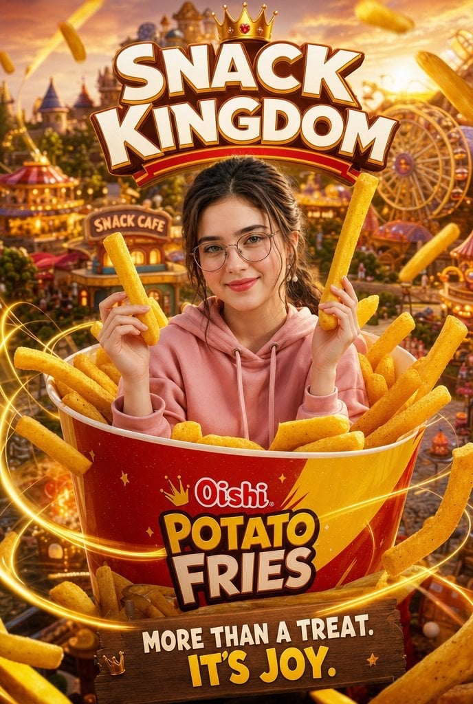 Snack Kingdom Potato Fries Ad