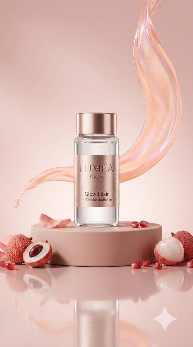 Luxury Skincare Commercial Photography: Glow Elixir