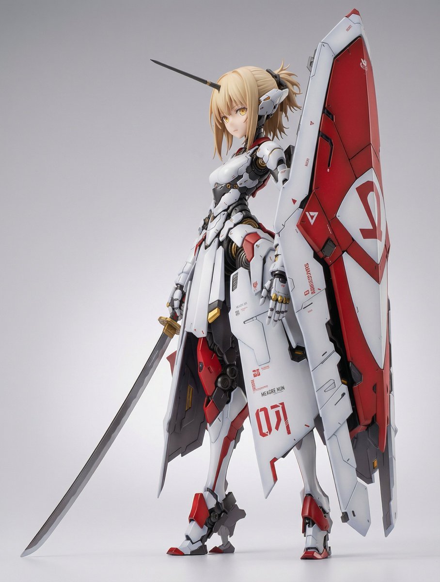 Mecha Girl Figure Concept Prompt