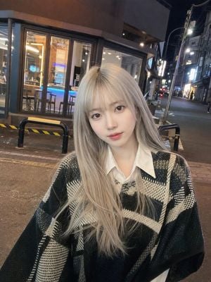 Night Smartphone Candid Portrait
