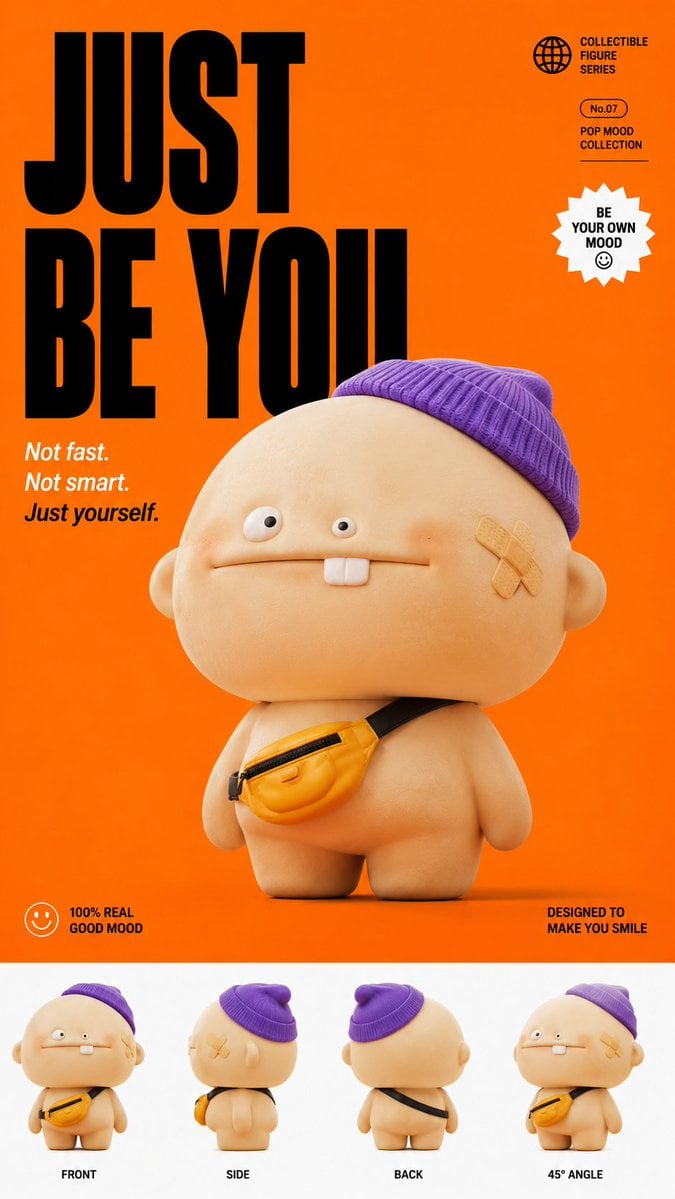 Popmart Style 3D Character Toy