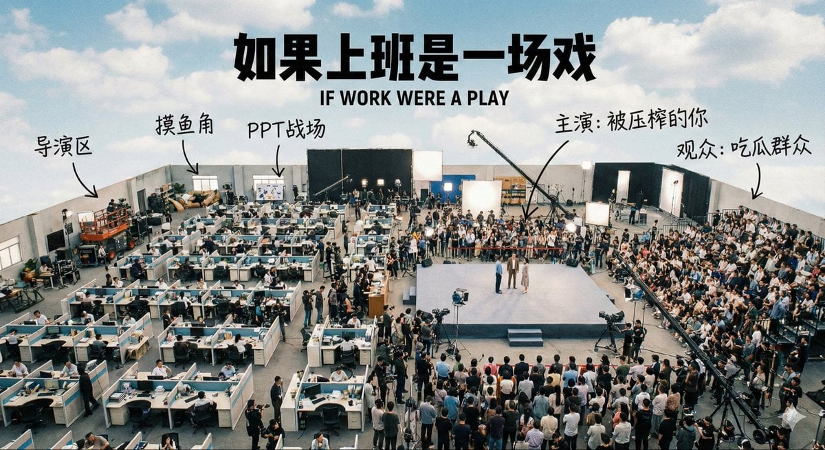 Aerial View of a Film Set