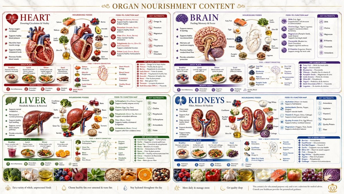 Human Organ Health Infographic