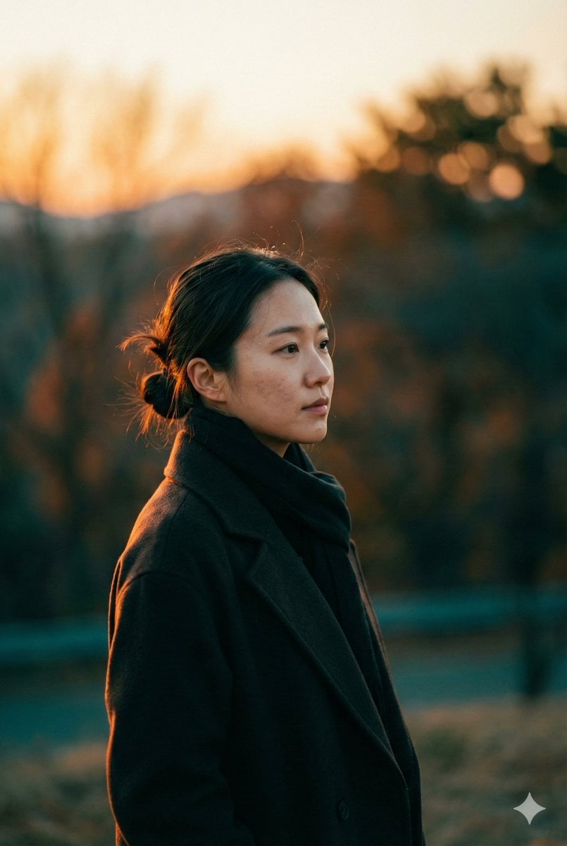 Cinematic Sunset Portrait Prompt