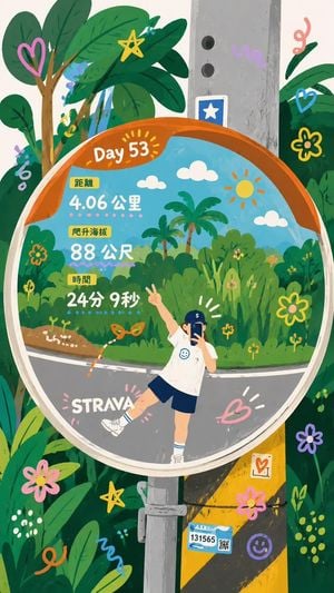 Storybook Travel Journal Illustration