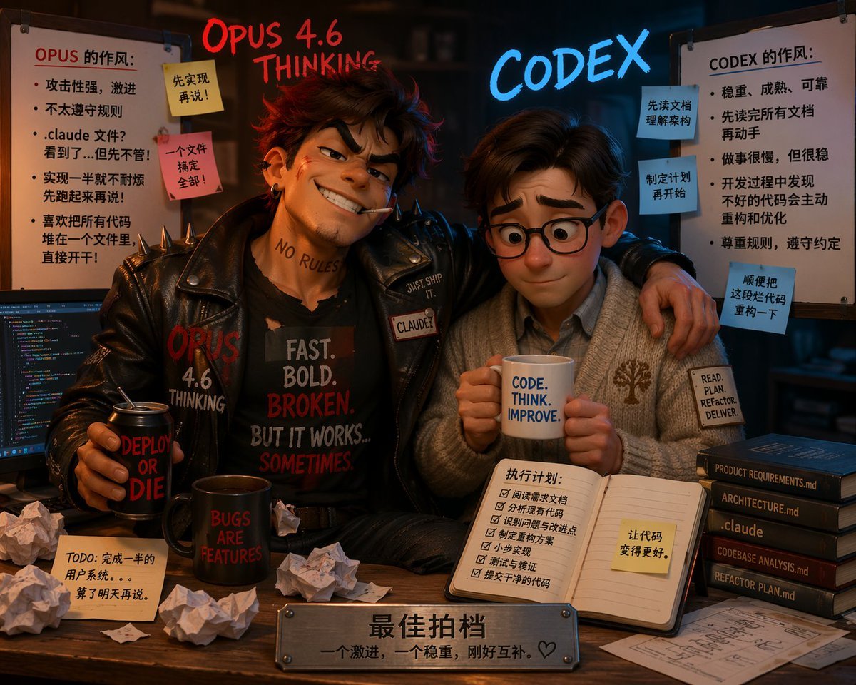 Contrasting Coder Personas Illustration