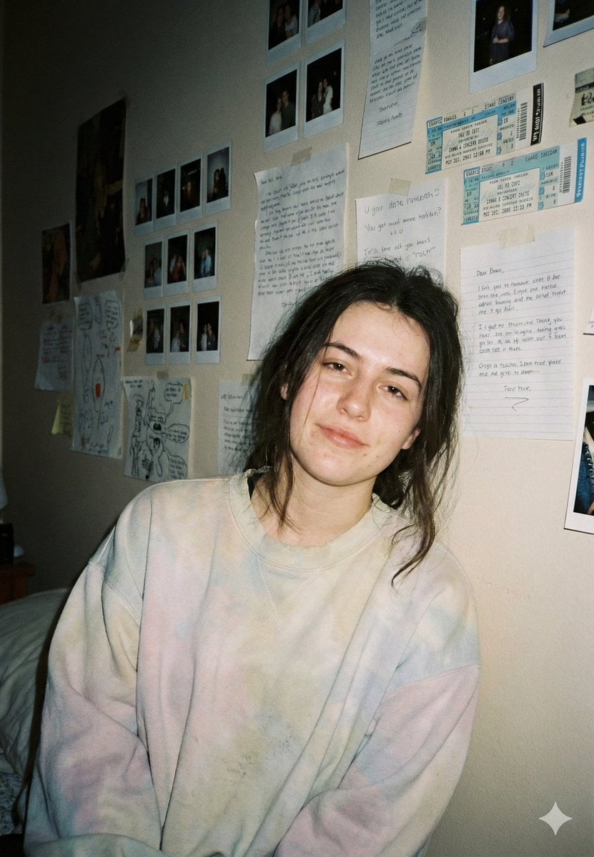 Nostalgic Film Point-and-Shoot Portrait