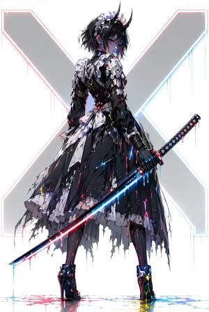 Cyber Demon Maid Katana