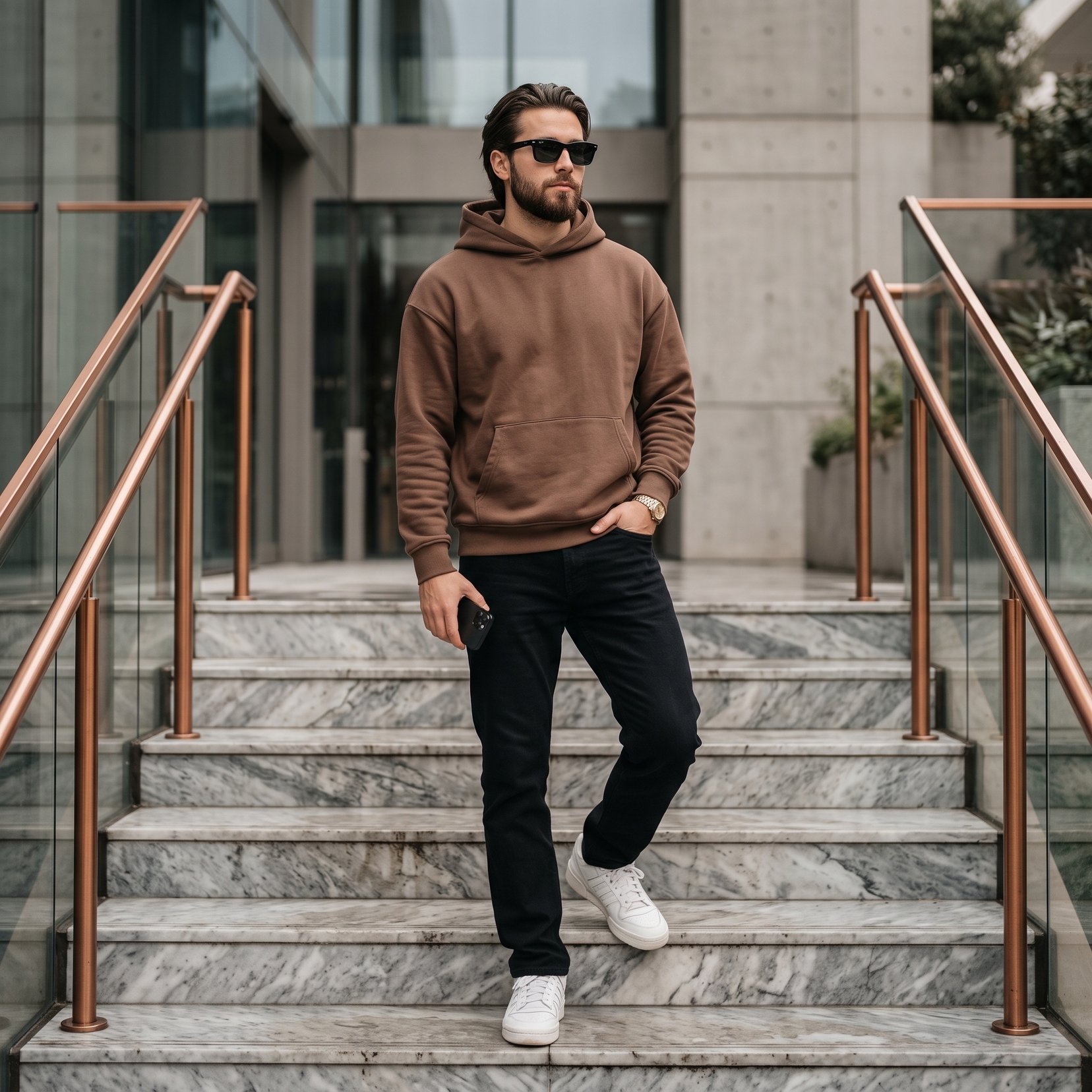 Cinematic Portrait of a Stylish Young Man
