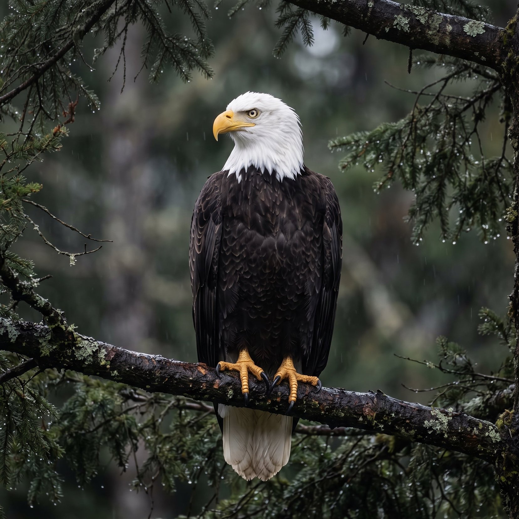 Majestic Bald Eagle Wildlife Portrait