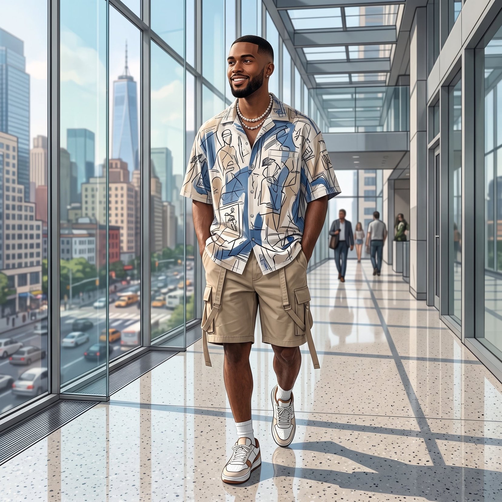 Modern Urban Editorial Portrait of a Man