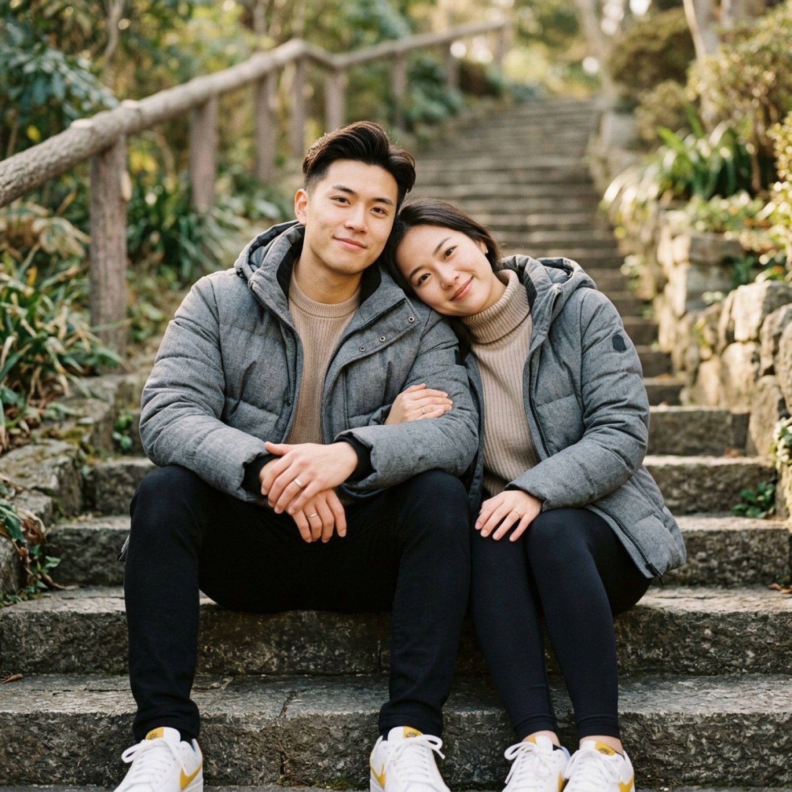 Ultra-realistic lifestyle portrait prompt for a modern couple