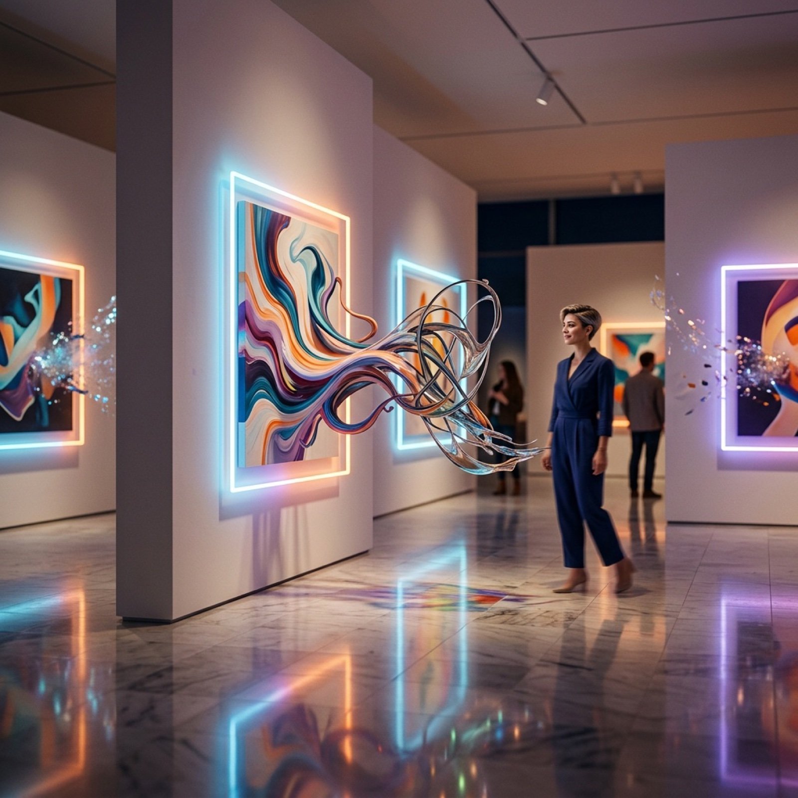 Surreal Art Gallery Concept Prompt for Nano Banana 2