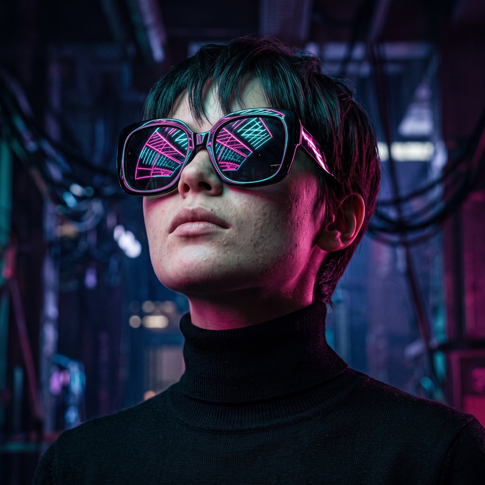 Cyberpunk Futuristic Portrait Prompt
