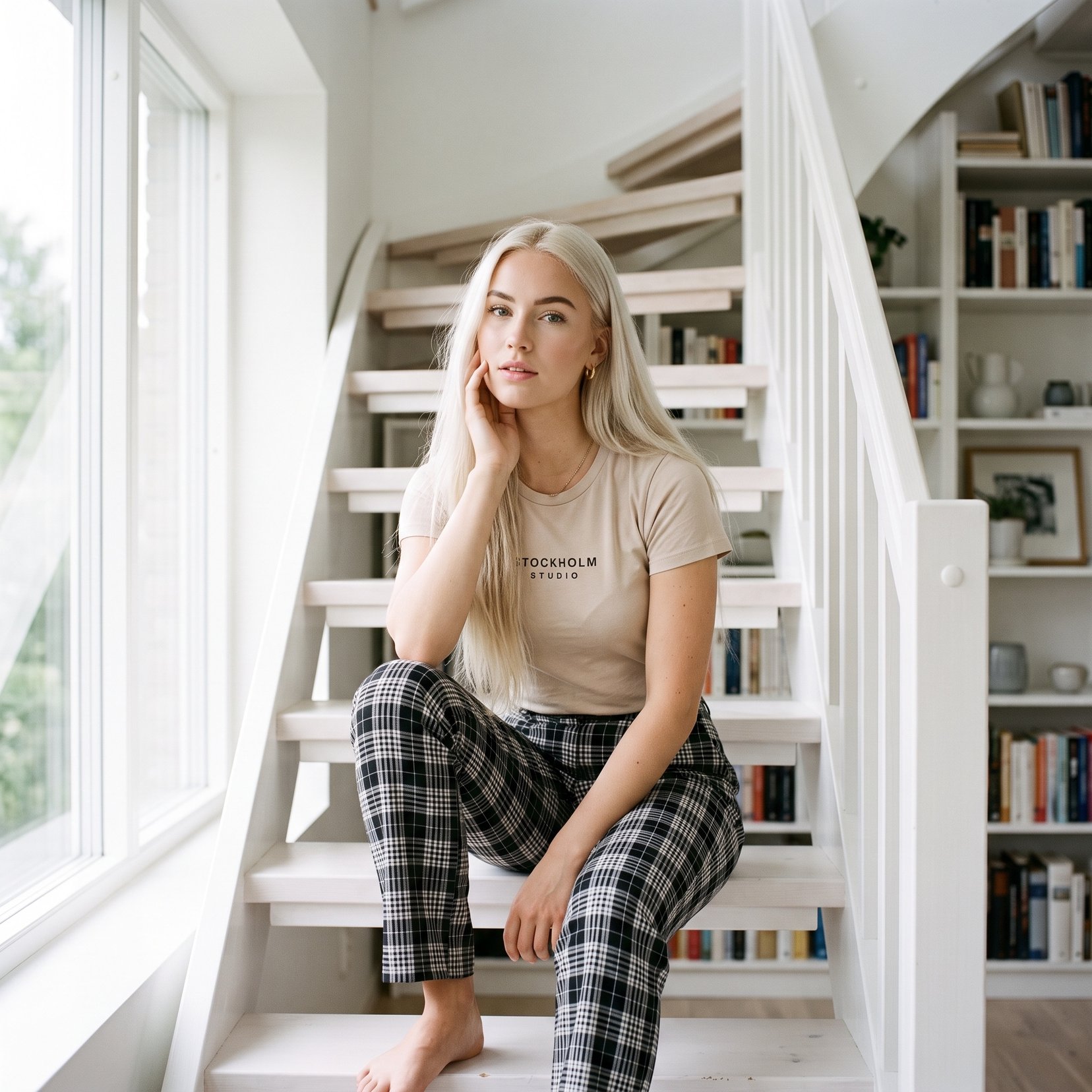 Scandinavian Interior Editorial Portrait Prompt