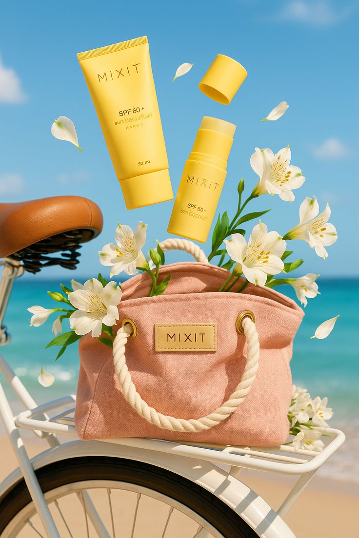 Sun-Kissed Summer Skincare Beachfront