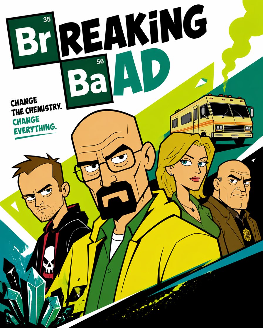Cartoon TV Show Poster Pack