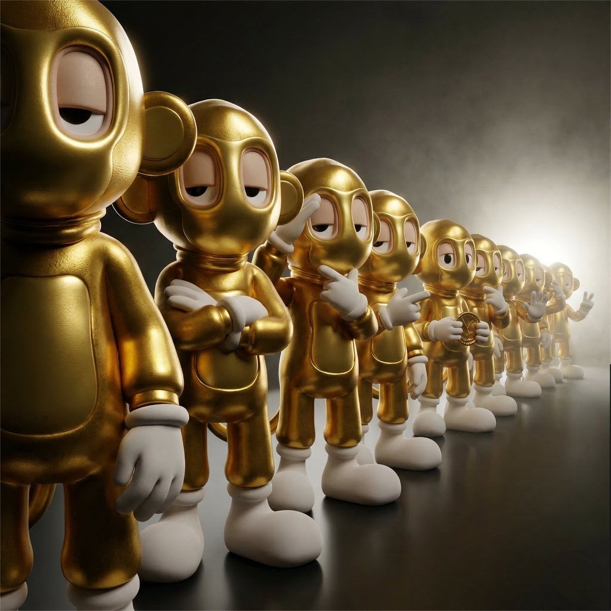 Collectible Vinyl Toy Procession 3D