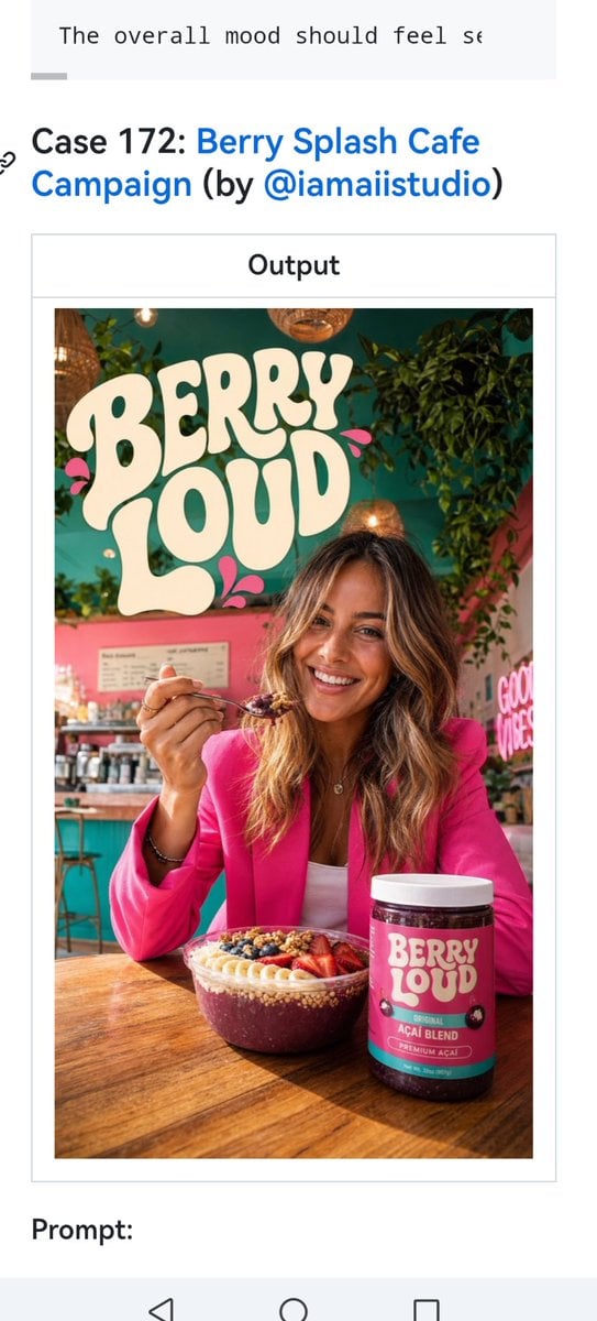 Berry Loud Cafe Campaign Screenshot