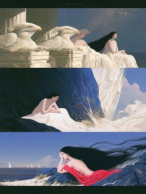 Odyssey Mythic Triptych Poster