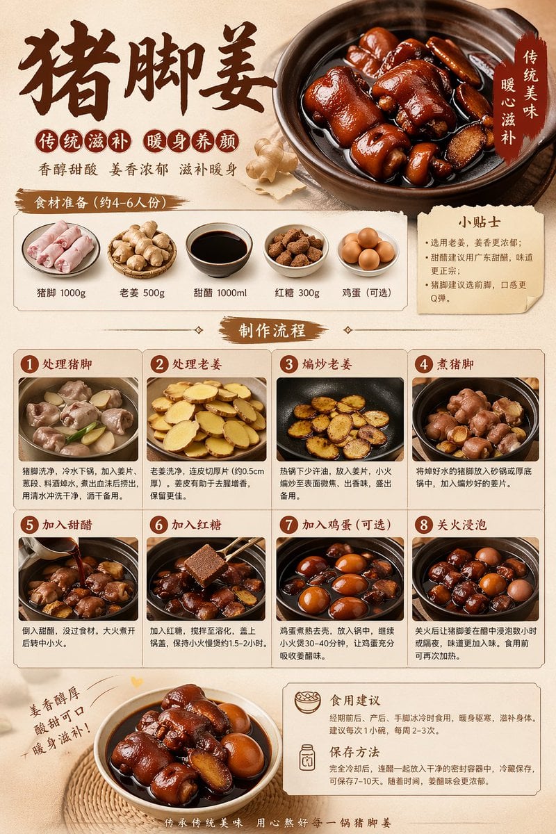 Food preparation poster