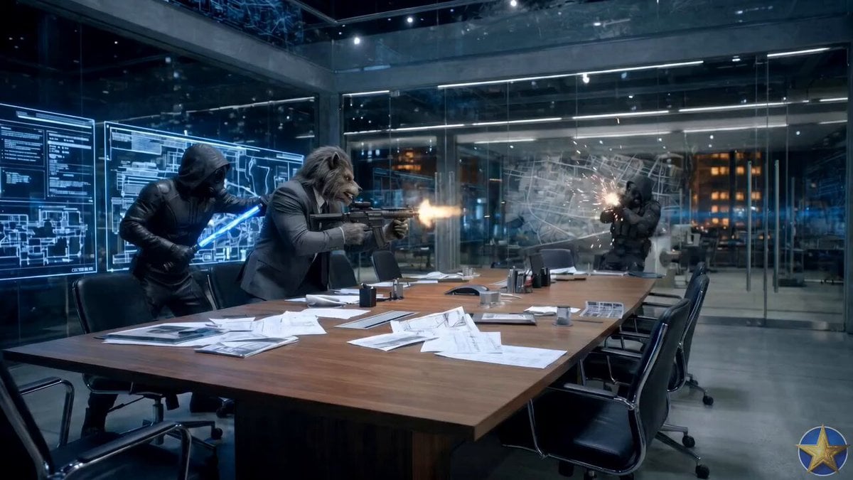 Werewolf vs Vampire Office Battle