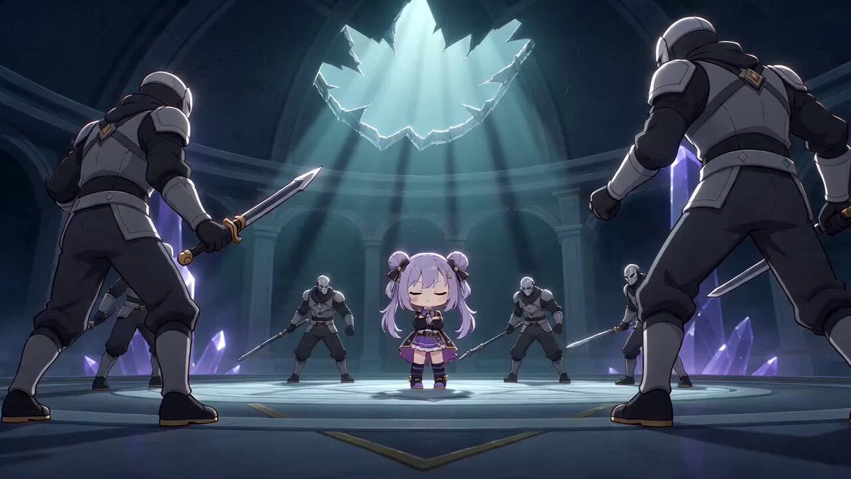 Cinematic Anime Multi-Attack Sequence