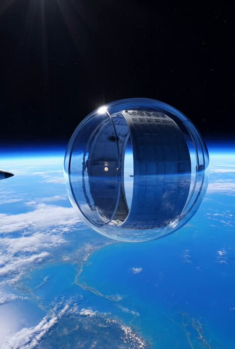 Grok Imagine prompt for a Starship encased in a tungsten cocoon
