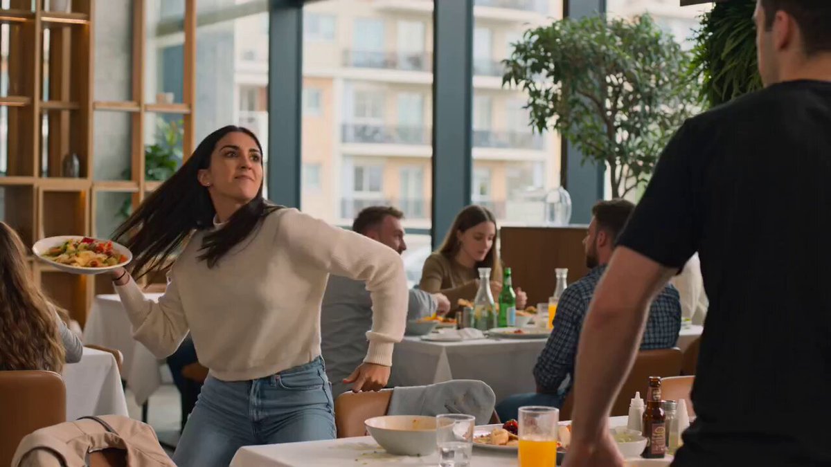 Chaotic Food Fight Scene