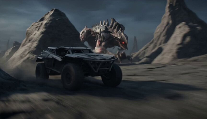 Alien Terrain Military Buggy Chase