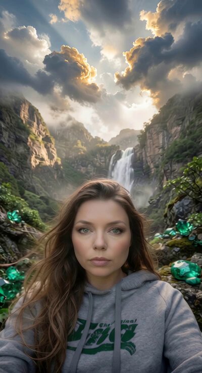 Mountain Waterfall Sky Expansion
