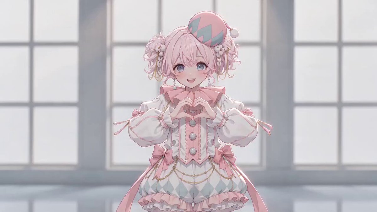 Anime Girl Hand-Drawn Effect Dance