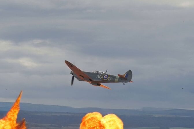 WWII Aerial Dogfight