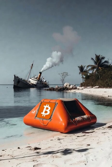 Bitcoin liferaft video prompt