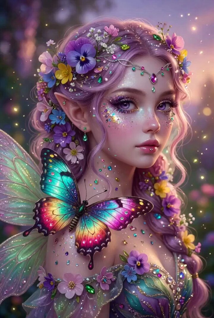 Grok Imagine Prompt: Beautiful Fairy Fantasy Art