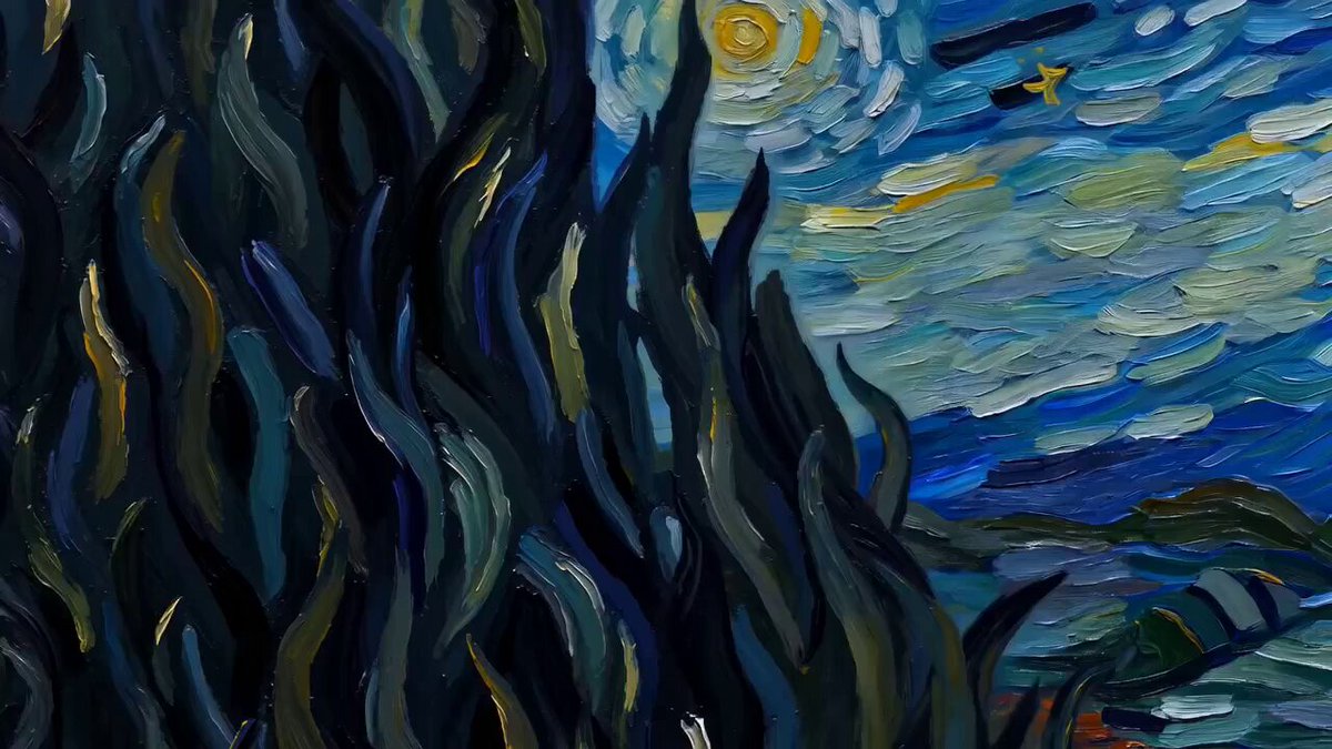 Van Gogh Post-Impressionism Abstract Animation Prompt