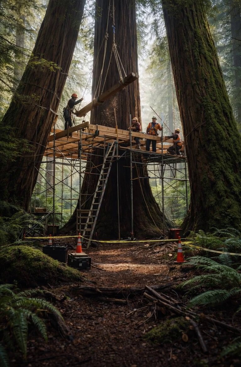 Redwood Construction Timelapse