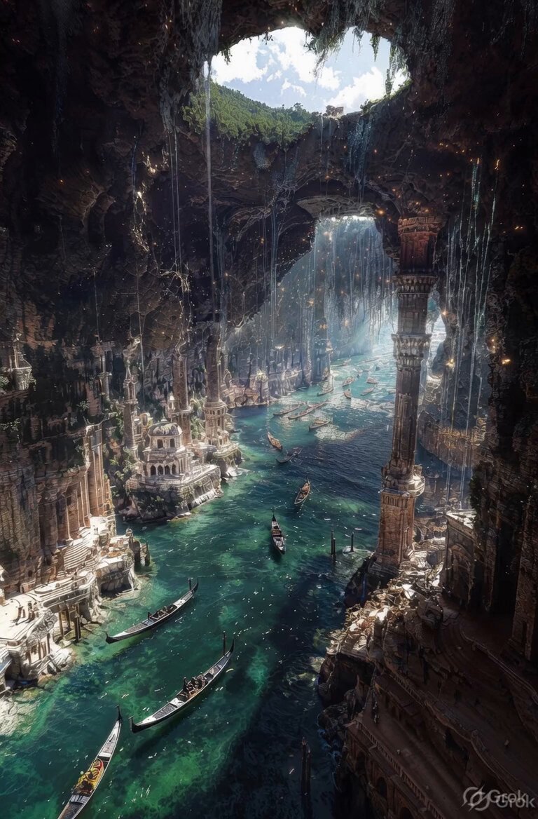 Ancient Ruined Cave City