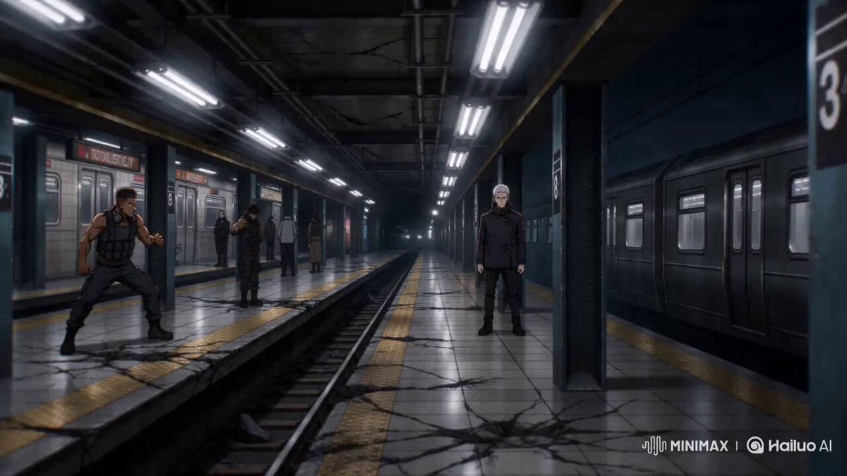 Sakuga Anime Subway Duel